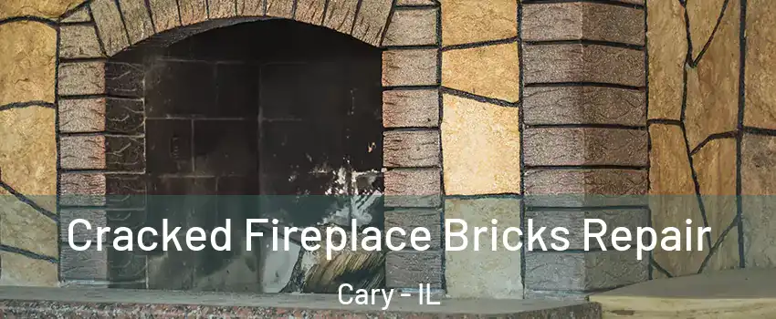  Cracked Fireplace Bricks Repair Cary - IL