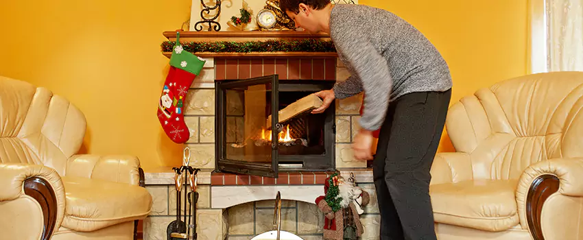 Gas to Wood-Burning Fireplace Conversion Services in Cary, Illinois