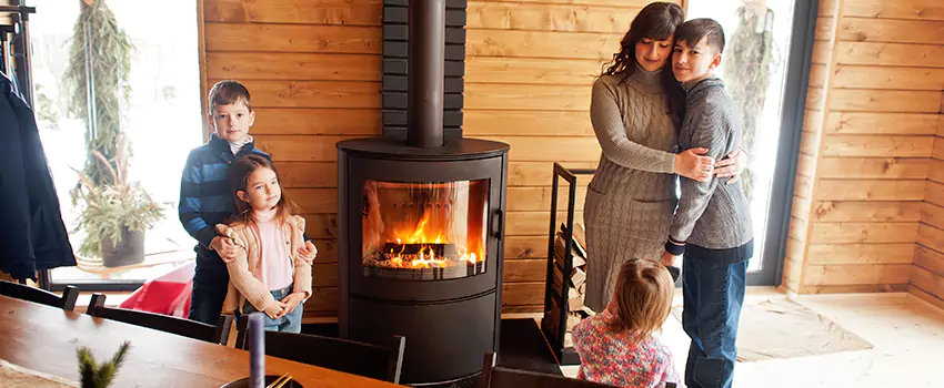Morso Cast Iron Fireplace Insert Installation in Cary, Illinois