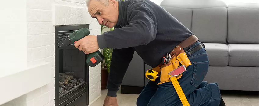 New Indoor Fireplace Installation in Cary, Illinois
