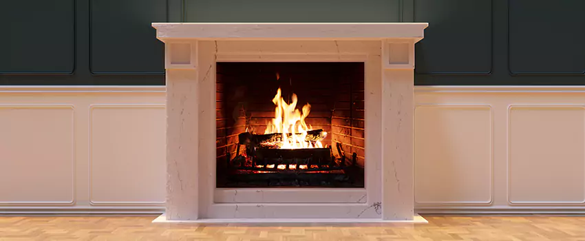 Open Flame Wood-Burning Fireplace Installation Services in Cary, Illinois