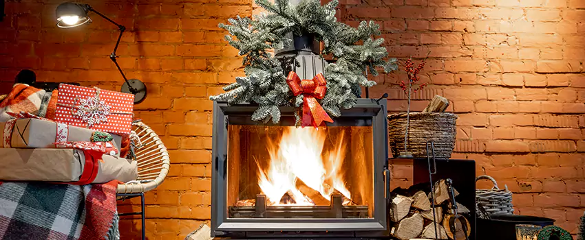 Travis Industries Linear Gas Fireplace Installation in Cary, Illinois