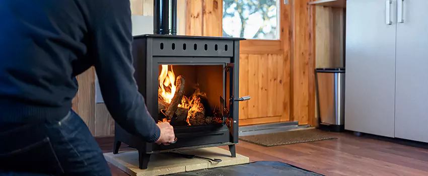 Open Hearth Wood Fireplace Installation in Cary, IL