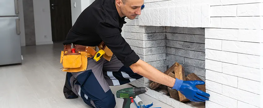Fireplace Damaged Damper Frame Repair Services in Cary, Illinois
